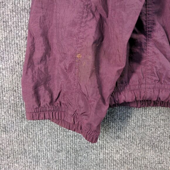 Vintage NIKE Windbreaker Jacket Women's Small Full Zip Floral Collar Purple - Picture 8 of 13